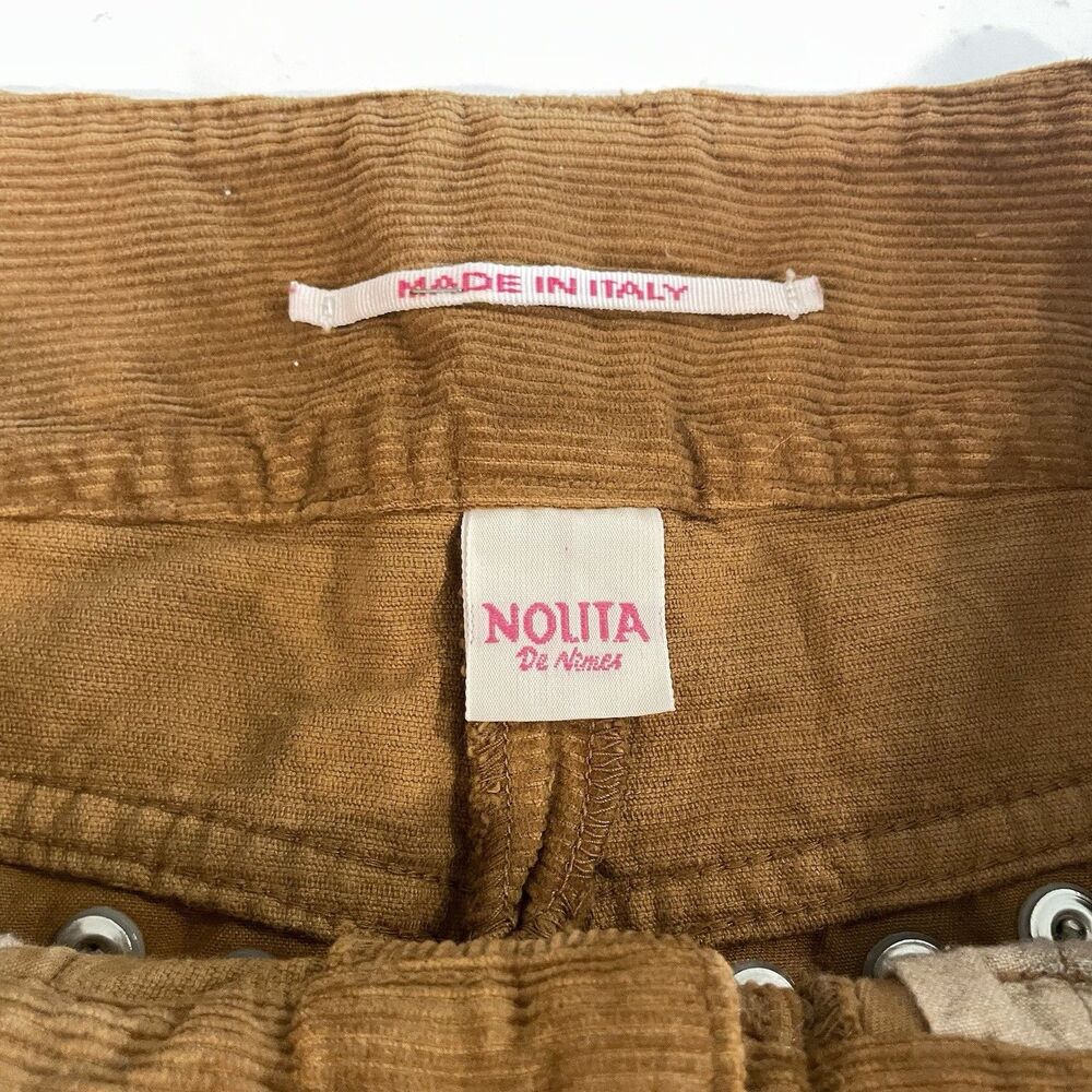 Nolita De Nimes Made In Italy Corduroy Skirt Studded Y2K Sz 42 - Picture 2 of 5